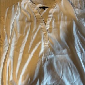 Banana Republic White Casual Button Down Shirt